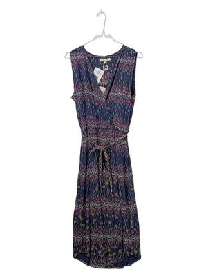 White Stuff Robe Portefeuille Femme Bleu Ethnique (EU 40, INT L) - Photo 1/4