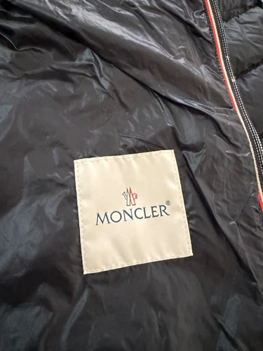 Men’s Moncler Longue Saison Daniel Down Jacket Size 2 Night Blue light weight image 13