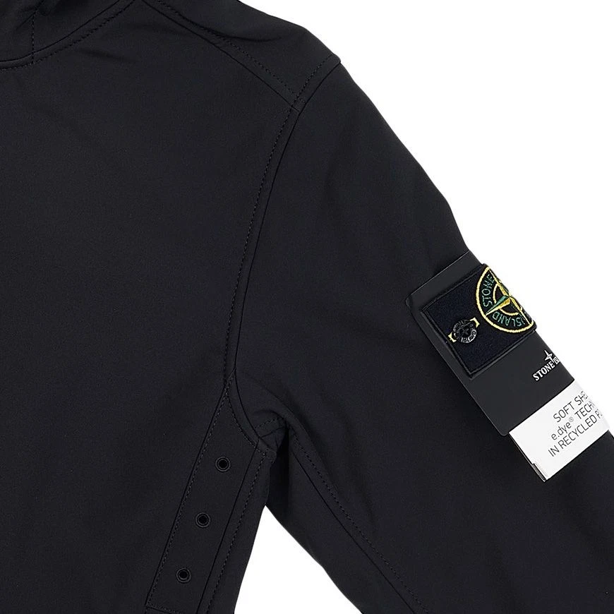Felpa con cappuccio e zip Stone Island uomo logo patch V0029 7915Q0122 73910456