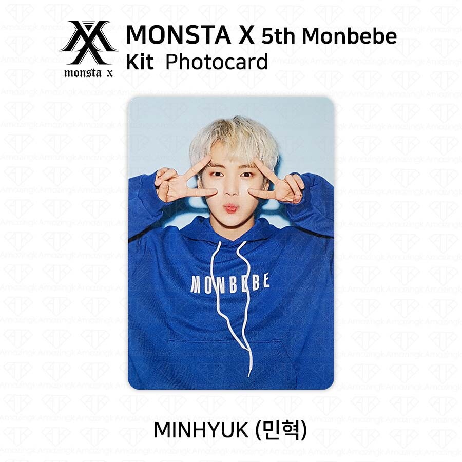 MONSTA X 5th Official Fanclub MONBEBE Photocard Student Card SET