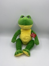 Gotta Getta Gund Green Frog Plush 40812 "Flash"-New With Tag