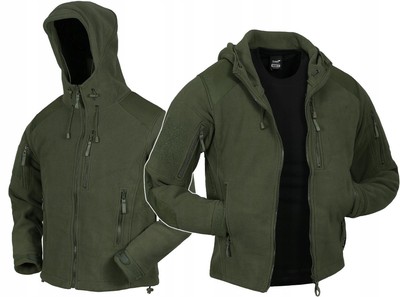 Texar Husky Pesado Polar Hombre Chaqueta Militar Táctico Cálido Verde Oliva
