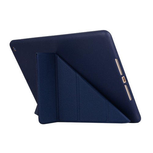 For Apple iPad 9.7/10.2/11/7.9/10.5 in Origami Leather&Silicone Case smart Cover - Picture 18 of 23