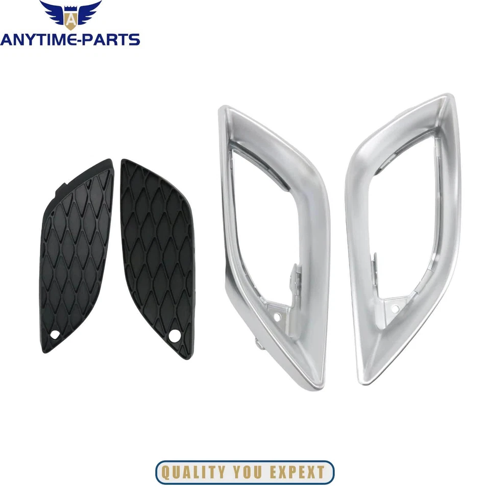 4 piezas nuevas luces antiniebla moldura y parrilla lado derecho y derecho para Mercedes-Benz R350 2006-2012 Foto 4 de 4