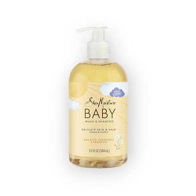 Shea Moisture Chamomile & Argan Oil Baby Wash & Shampoo 384ml