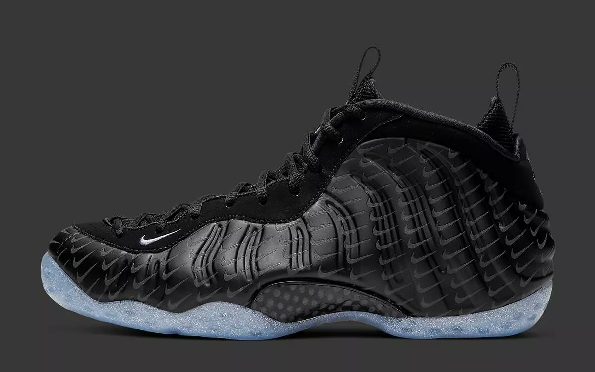 Nike Air Foamposite One All-Over Swoosh Black Size 13. CV0369-001 Nike Air Foamposite One All-Over Swoosh Black Size 13. CV0369-001