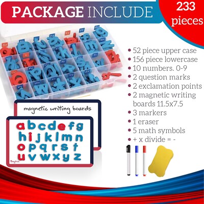 ALPHABET FRIDGE MAGNET LETTERS EARLY EDUCATIONAL TOY FOR baby KIDS