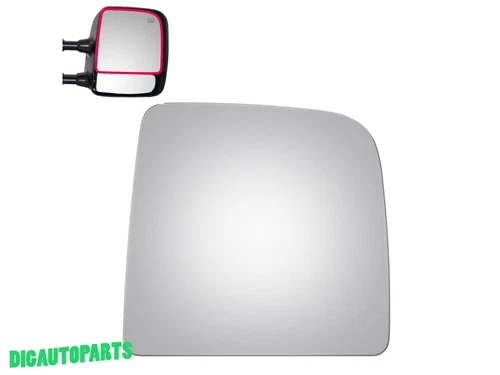 Upper Right Passenger Side RH Tow Mirror Glass for 2004-2015 Nissan Titan #4015