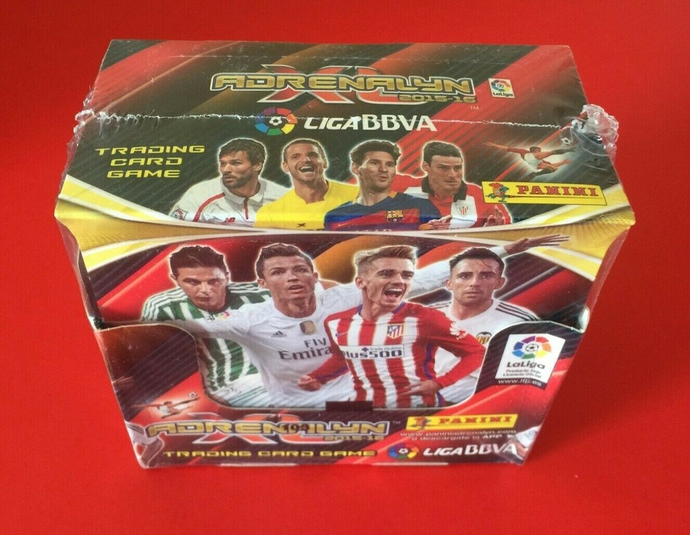 Panini XL Adrenalyn Box Liga Cards Futbol 2015/16 50 Packs RARE Messi Ronaldo
