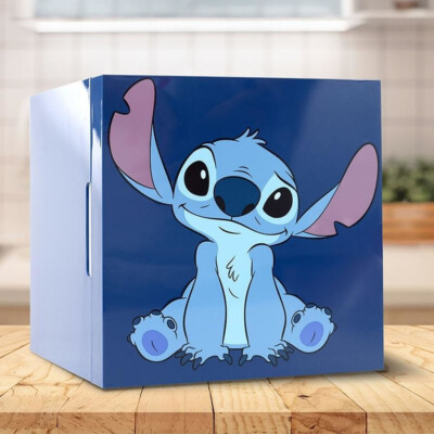 Disney Stitch Mini Fridge Thermoelectric Cooler - Holds Up To 6 Cans