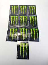 Monster Energy Stickers Lot of 10 Claw Promo 5" x 4" NEW Black Green