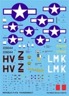 TECHMOD 48047 REPUBLIC P-47 D THUNDERBOLT (8TH AF, USAAF MARKINGS)