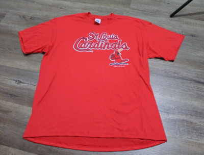 VTG NWOT 80s 90s Logo 7 St. Louis Cardinals Single Stitch Red Graphic T ...