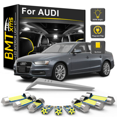 LED Interior Light For Audi A3 8L 8P 8V A4 B5 B6 B7 B8 A5 A6 C5 C6 C7 Q3 Q5 Q7
