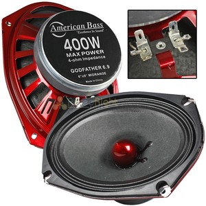 american bass 6x9 mid range speakers 400 watts max 4 ohm godfather 6 9 series 631112454629 ebay