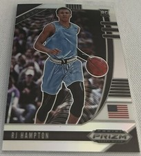2020-21 Panini Prizm Draft Basketball RJ Hampton Silver Prizm rookie #53