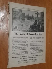 Bell Telephone Systems Flood Themed Advertisement Technical World Articles 1913