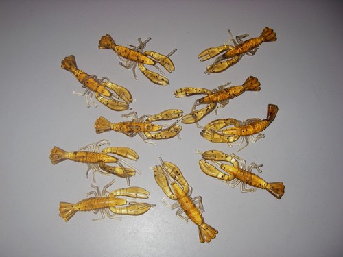 10 Pezzi Realistici Esche Morbide Crawdad, Esche Artificiali Per