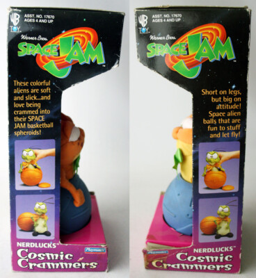 VINTAGE 1996 SPACE JAM NERDLUCKS POUND COSMIC CRAMMERS PLUSH TOY