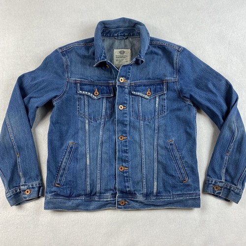 Old Navy Mens Denim Trucker Jacket L 