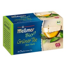 Meßmer Bio Vert Thé Herbe Goût Frais Meilleur Thé 35g
