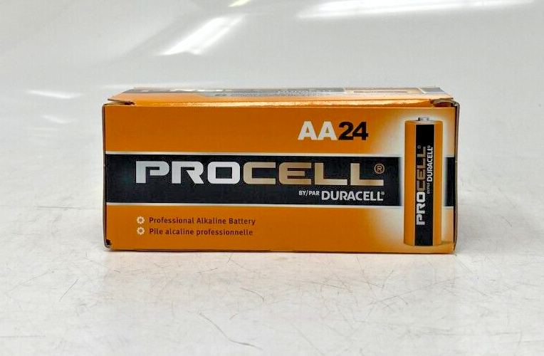 Duracell PC1500 Procell Alkaline Batteries AA 24 pack expiration 2023