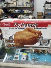 VINTAGE Dazey Rotisserie (53090)  Converts Your Smokeless Grill Into A Broaster