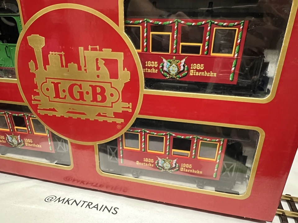 LGB 1985 The Big Train 150 Jahre Deutsche Eisenbahn Set LN G Scale Complete - Image 3 of 4