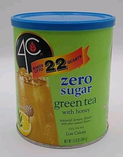 4C Light Green Tea Antioxidant Iced Tea Mix 13.9 Oz Canister 59 Servings Oct2025