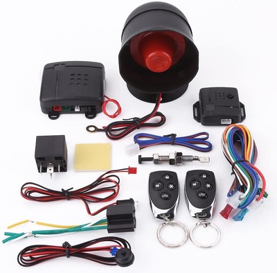 Universal Car Alarm Security Protection System Keyless Entry System+2Remote Y2O4