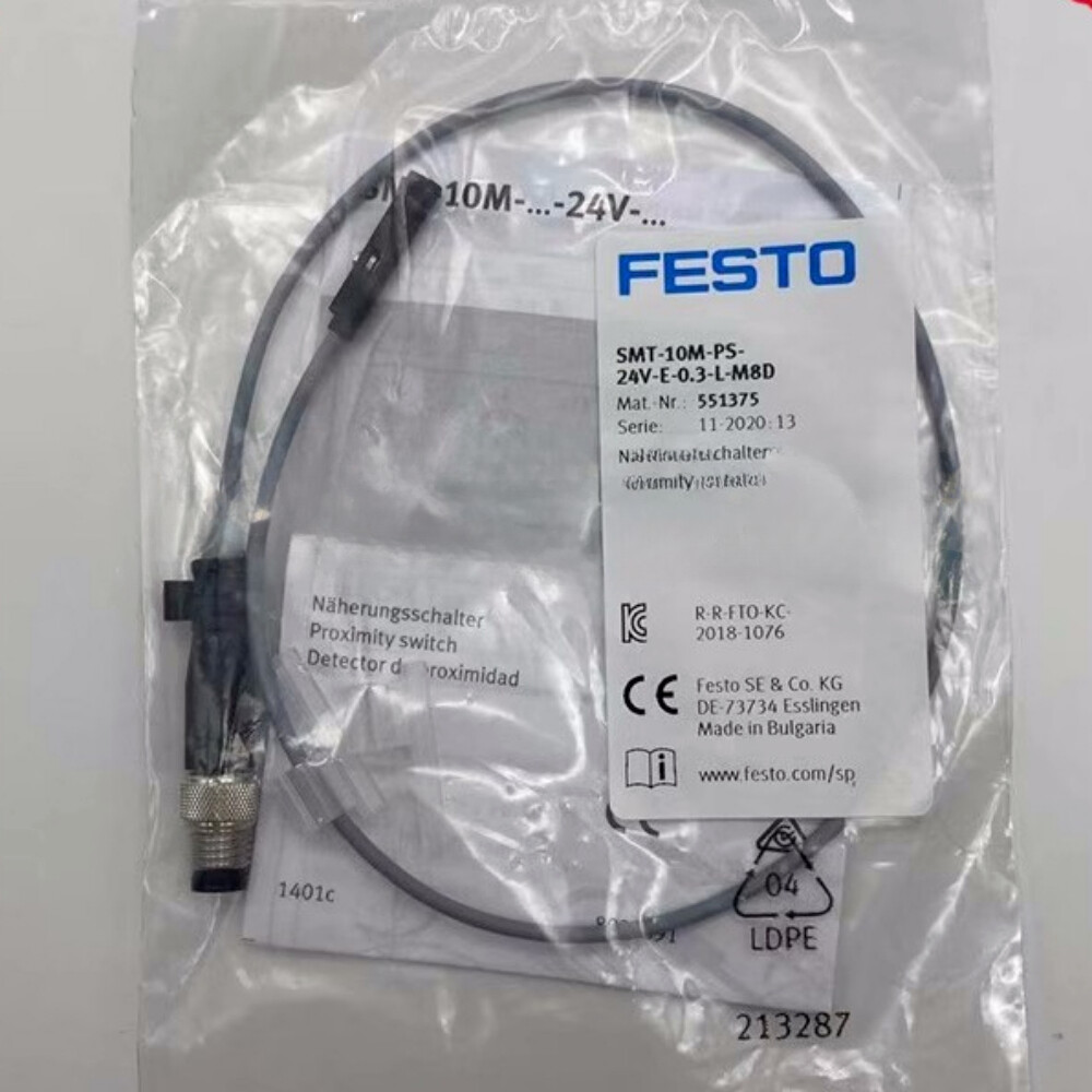1PC FESTO SMT-10M-PS-24V-E-0.3-L-M8D 551375 Magnetic Switch New