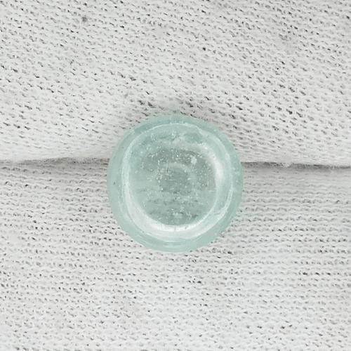 4.47 Cts Ultra Beautiful Luster Round Cab "Sky Blue" Natural Aquamarine - Picture 2 of 2