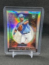 Yoshitomo Tsutsugo 2020 Panini Chronicles Titan Hyper Prizm /299 #6 TB Rays RC