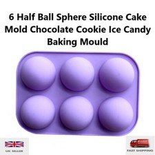 Half Ball Sphere Silicone Cake Mold Chocolate Cookie Ice Candy Baking Mould 
