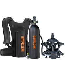 1.9L Scuba Diving Tanks with Full Face Diving Mask Set Oxygen Tank Scuba Diving