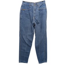 Vintage Gitano Tapered Jeans Womens 11/12 Regular Blue High Rise Fair Spots