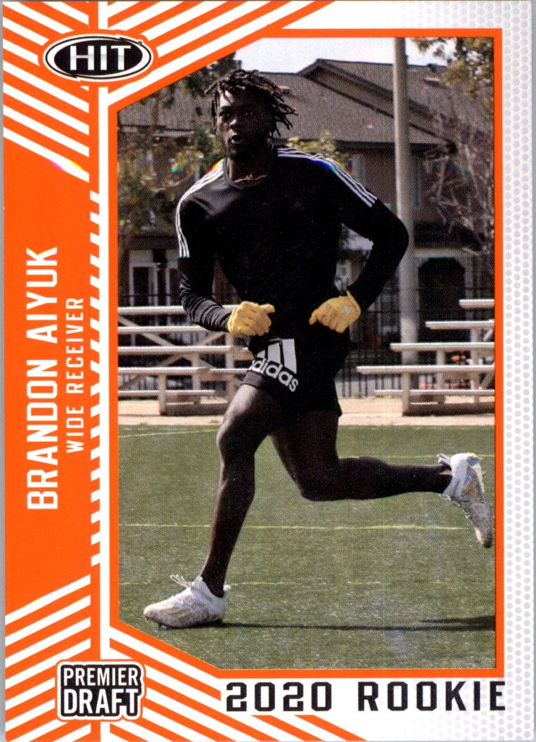 2020 SAGE HIT Orange #80 Brandon Aiyuk - FB
