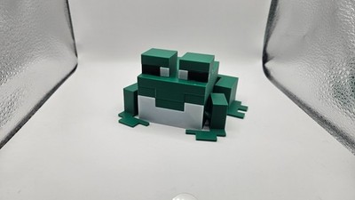 Minecraft Frog JUMBO - 3D Printed Minecraft Frog Toy Green