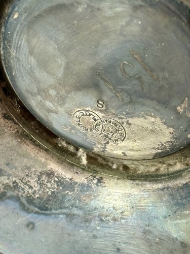 Ornate W Bird Brides Basket Meriden Silverplate Quadruple Plate , 19th Century, - Picture 10 of 10