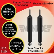 Monroe OEM Rear Shocks For 2000-2006 Toyota Tundra 4WD Lifetime Warranty