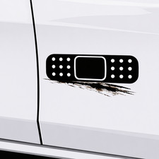 Car Scratch Bandages Vinyl Decal Pair Funny Car Truck Sticker Jdm Bandaid 2pc