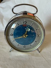 SVEGLIA VINTAGE ANIMATA DIAMOND SPUTNIK ANNI 80