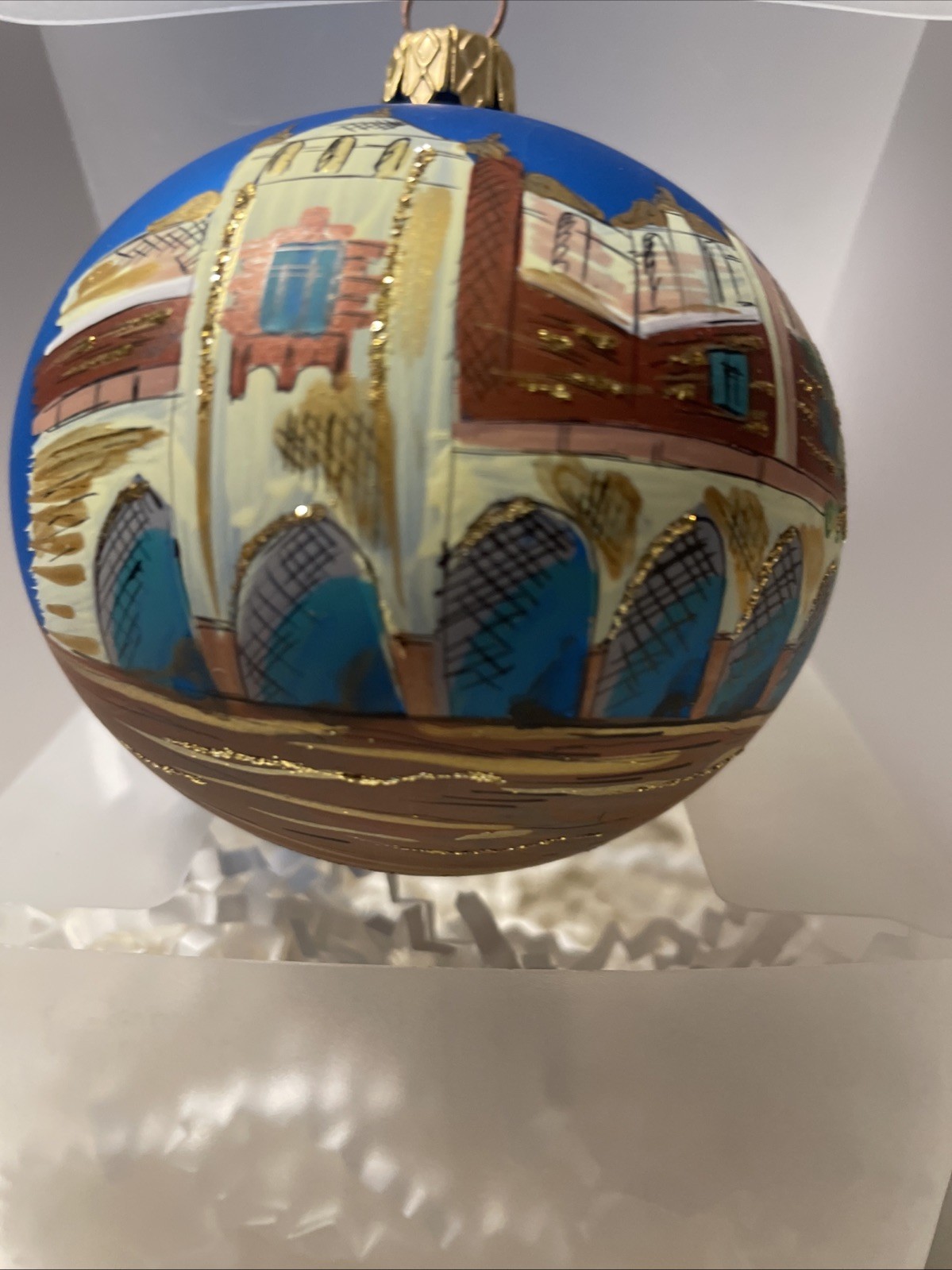 HAND PAINTED BOGI Christmas Tree ORNAMENT BY POLAND KRAKOW