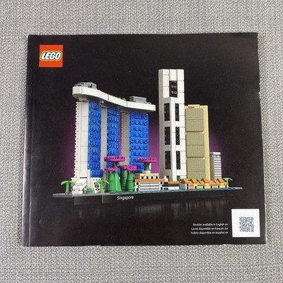 New Lego 21057 Singapore Architecture Instruction Manual Only No Bricks