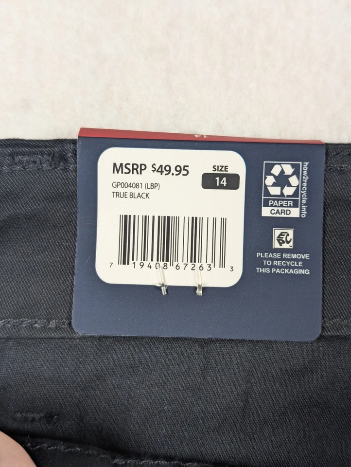 GAP - Para mujer - Pantalón corto clásico de tiro medio de algodón elástico - Talla 14 Foto 3 de 4