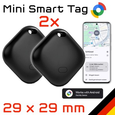 2x Android Google Smart Tag Tracker Xiaomi Samsung Pixel  Schlüsselfinder  