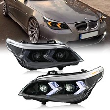 LED Scheinwerfer Set für 2005-2010 BMW 5er E60 E61 Sequenz Blinker Tagfahrlicht