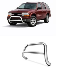 Black Horse A Bar No Skid Plate Stainless Steel Fit 1998-2004 Chevrolet Blazer