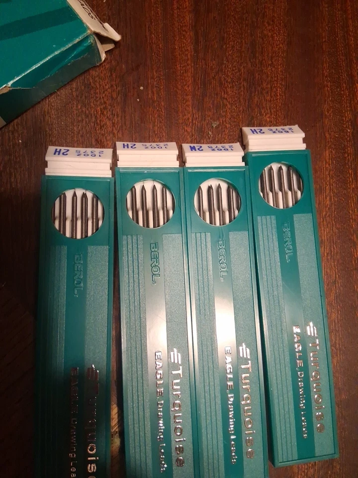 Cables de dibujo Berol turquesa 2375 2H 4 docenas Foto 4 de 4