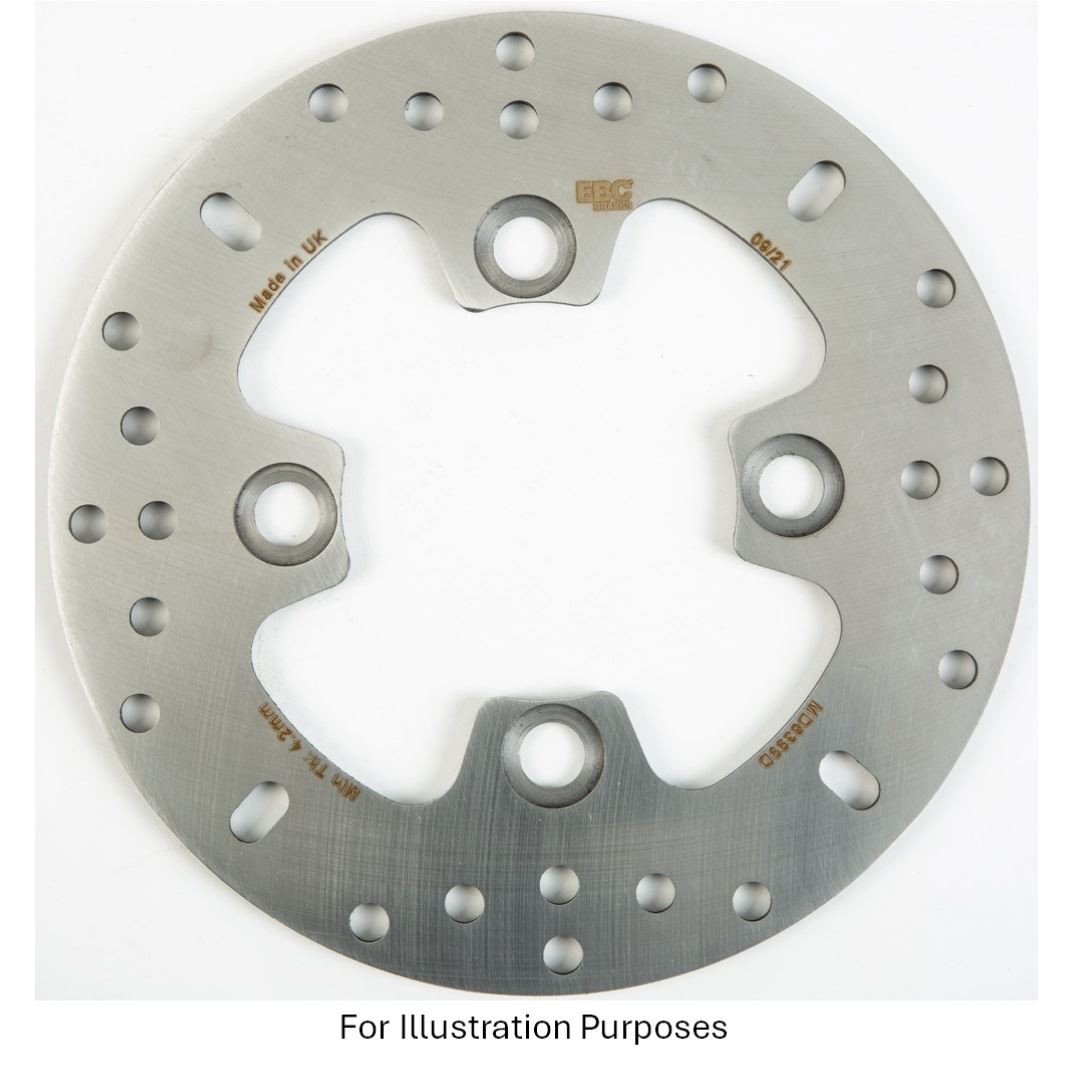 EBC MX/ATV Solid Brake Disc FRHS for Kawasaki KRT 750 Teryx 4 4 x 4 EPS LE 12-13